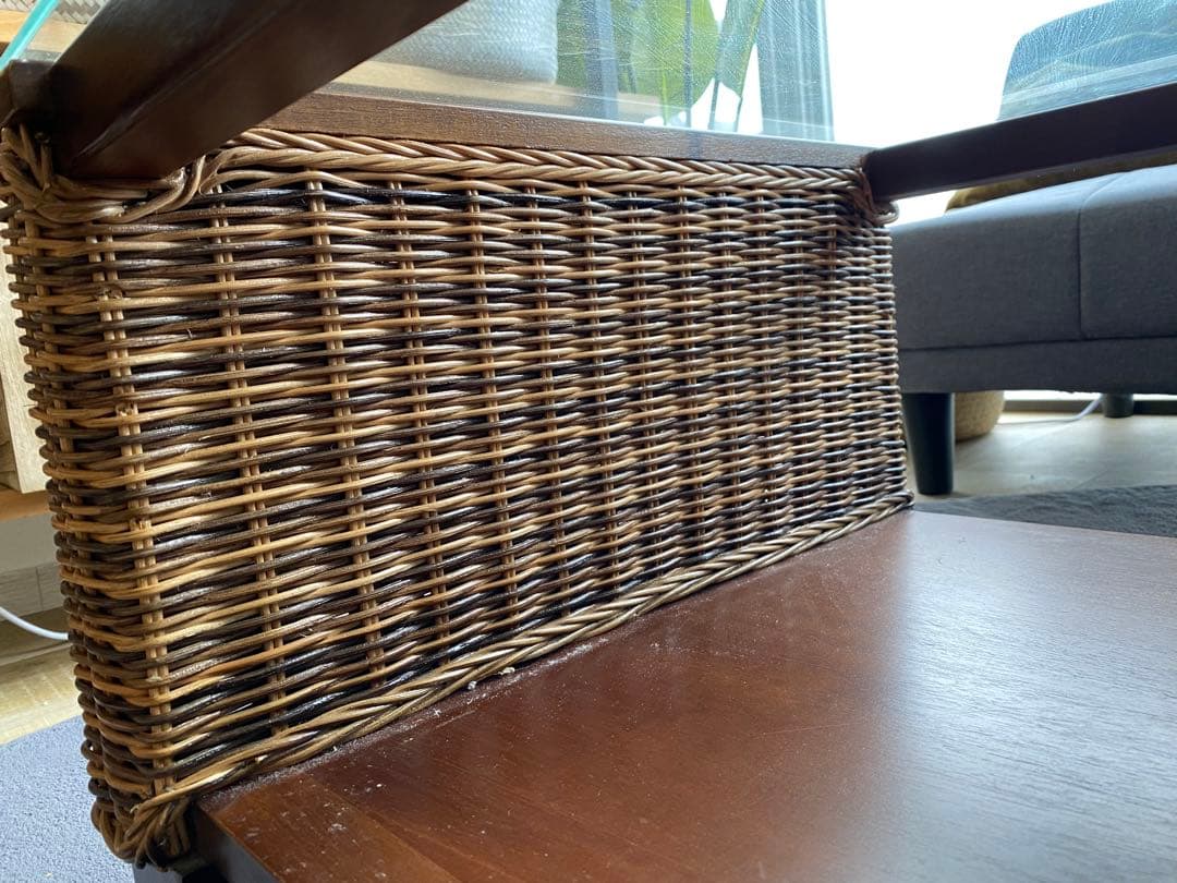 たのメル便配送に変更！】アジアンテーブル コーヒーテーブル ロー