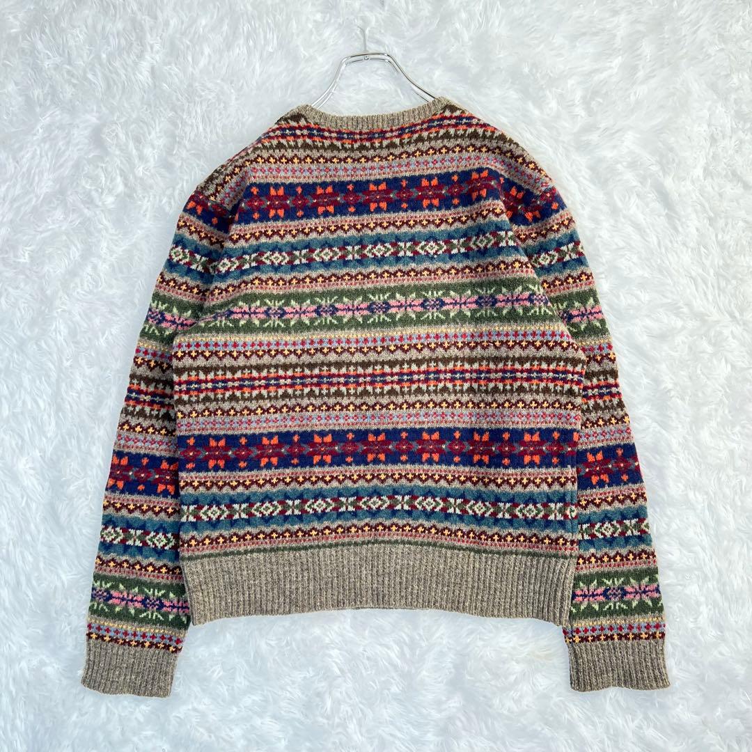 定番✨ポロ ラルフローレン フェアアイル セーター ニット ウール M