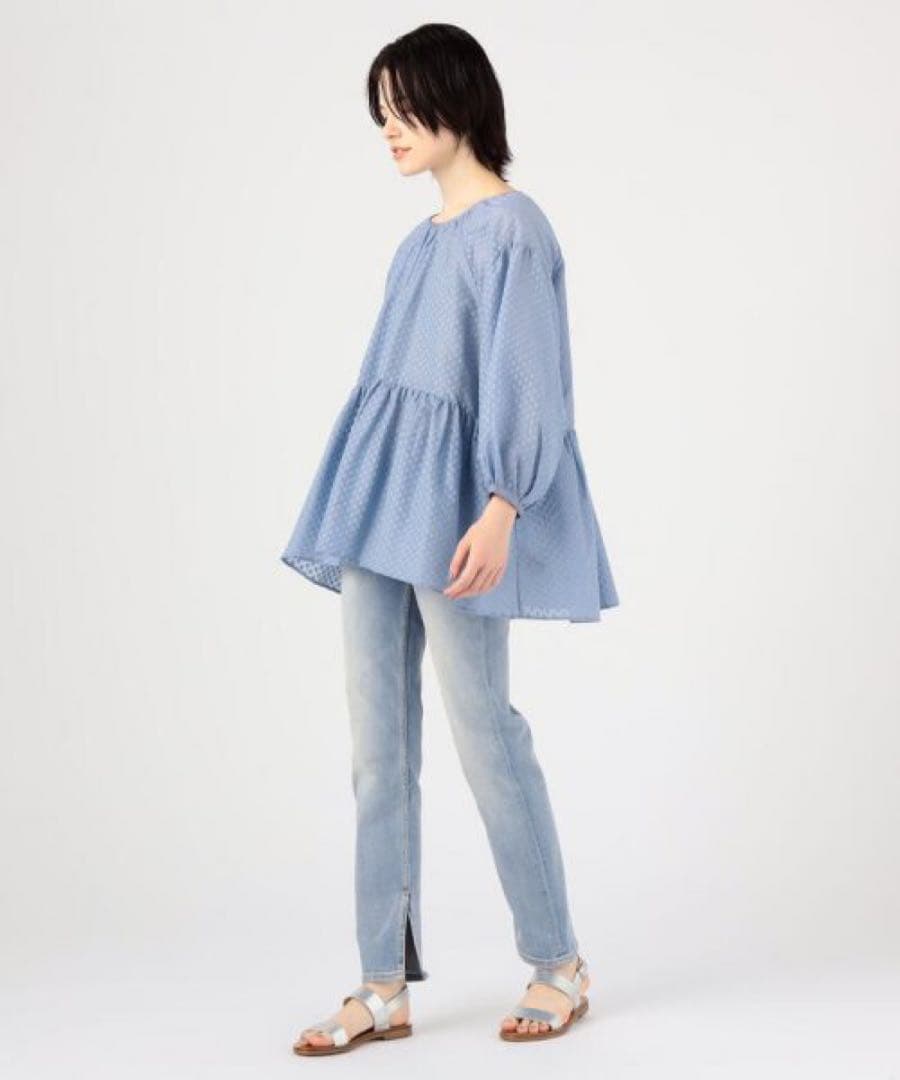 別注】ヌキテパ×TOMORROWLAND ラメジャカード ブラウス定価3,7万