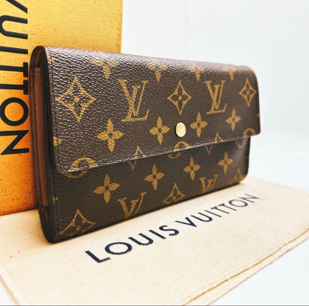 外観極美品】LOUISVUITTON ルイヴィトン モノグラム 長財布 - メルカリ