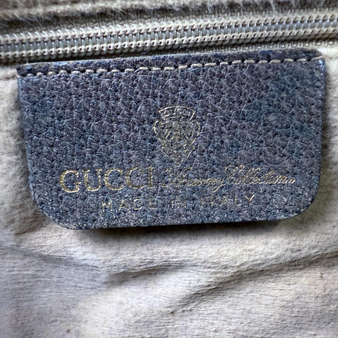 オールドグッチ ボストンバッグ シェリーライン GG インターロッキング