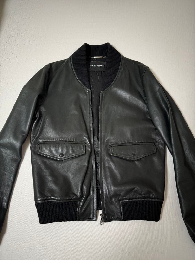 美品 D&G ドルガバ レザージャケット-クロムハーツ歯磨き粉キャップ