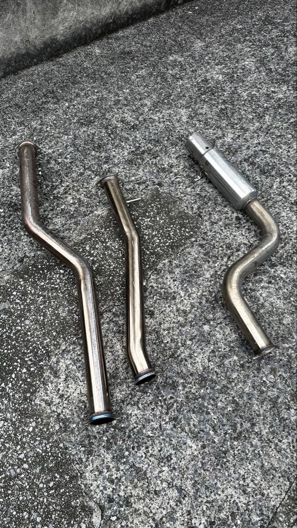 16アリスト　jzs161 豊和管 豊和管オールステンレスマフラー シングル出し アリスト JZS161（右