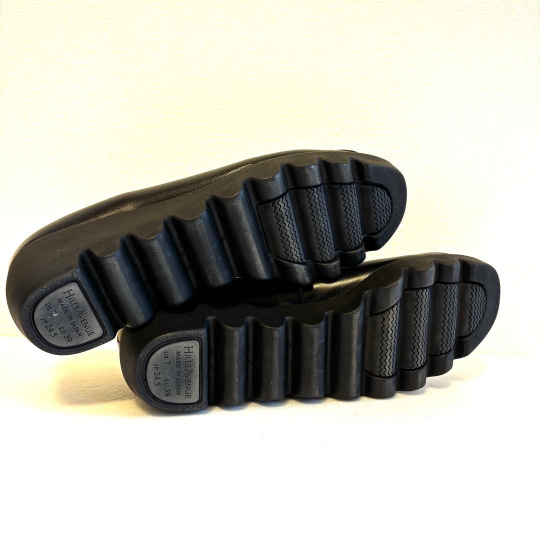 ヒルズアヴェニュー カメリア ウェーブソール 厚底 日本製