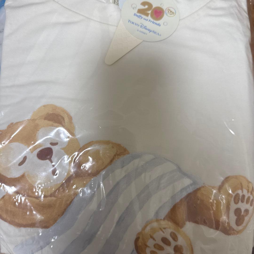 ジェラートピケ　ダッフィー　ルームウエアセット　長袖 ダッフィー×ジェラピケが初コラボ！ダフフレの“すやすや姿”がふわもこ