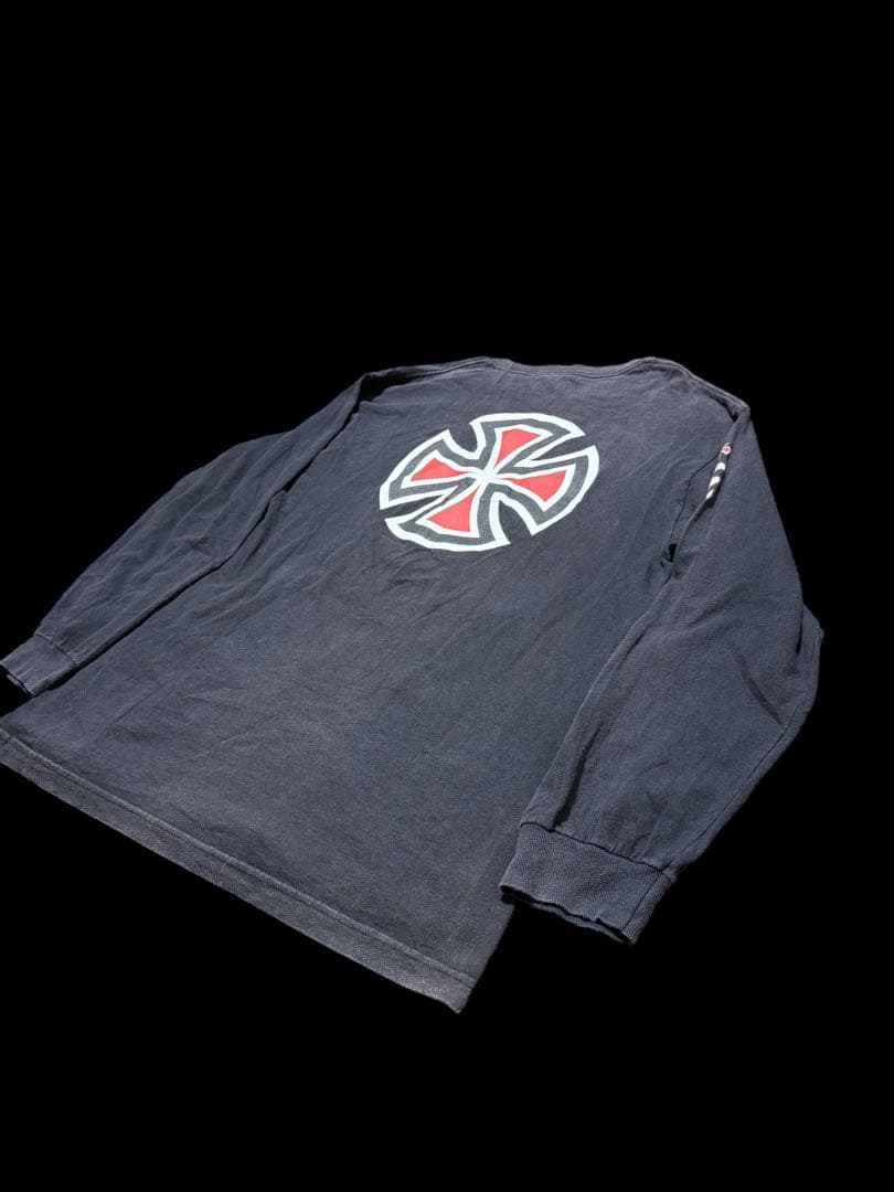 フェード○ 00s Lサイズ independent アイアンクロス ロンT - メルカリ