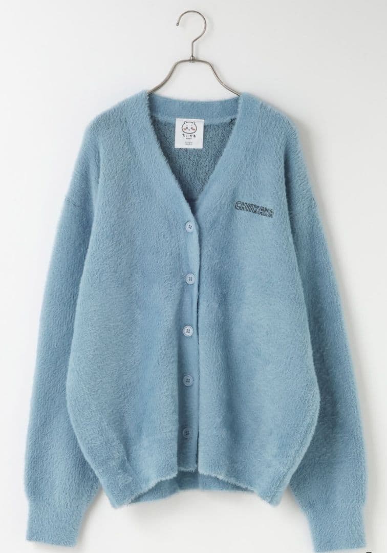 ローリーズファーム×ちいかわコラボ ニットカーディガン（ハチワレ