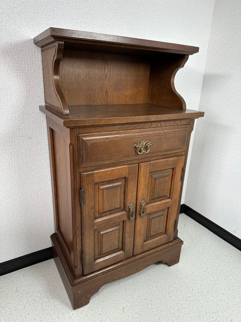 ヨーロッパ ヴィンテージ 家具 電話台 キャビネット チェスト 木製 ※i4※ アンティーク家具 棚 チェスト キャビネット イギリス ビンテージ