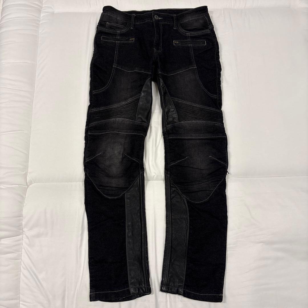 DEGNER デグナー デニム バイクパンツ ヒートガード付き Lサイズ DEGNER（デグナー） デニムパンツ メンズ ヒートガード付き ヒート
