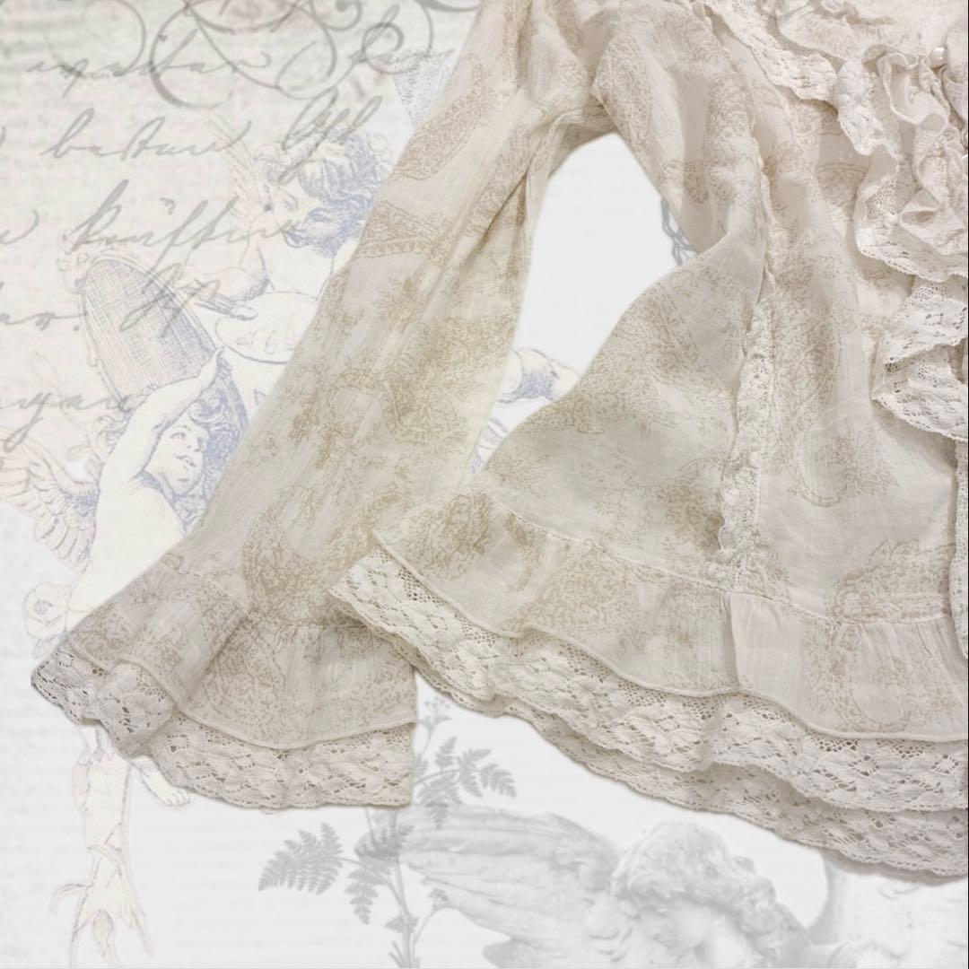 00 グランジ 森ガール フリルカーディガン 平成 ノームコア y2k