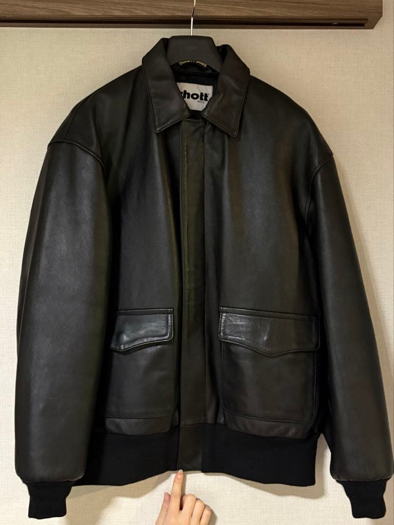 美品】＜Schott＞ A2 ジャケット（Beauty&youth別注） - メルカリ
