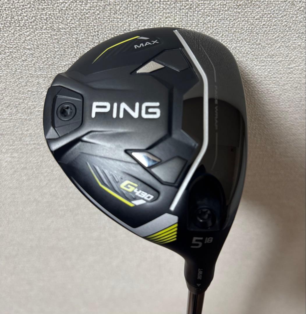【超美品】PING G430 MAX フェアウェイウッド 5W PING（ピン） G430 MAX フェアウェイウッド ALTA J CB BLACK 右用