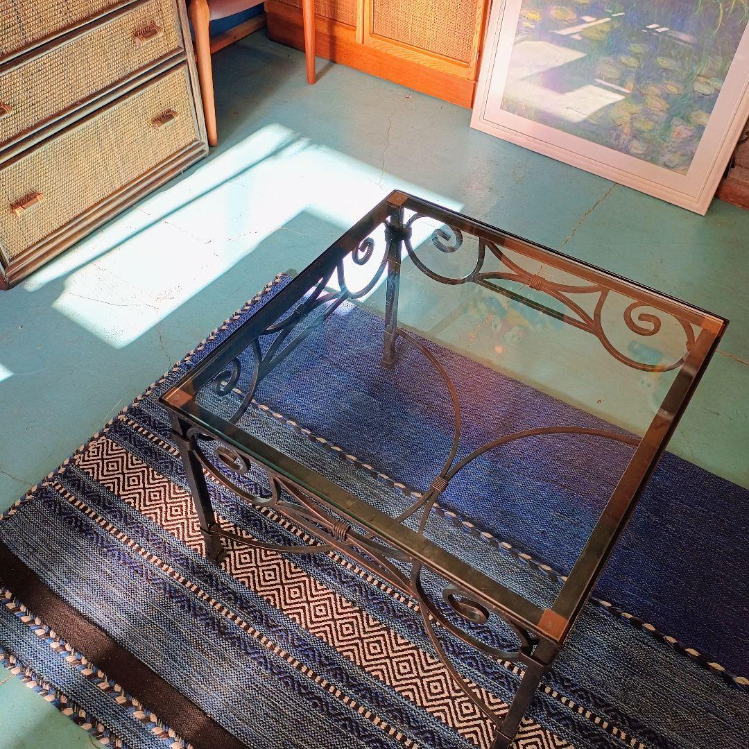 まみ様専用 東京近郊の配送OK ローラアシュレイ ガラステーブル