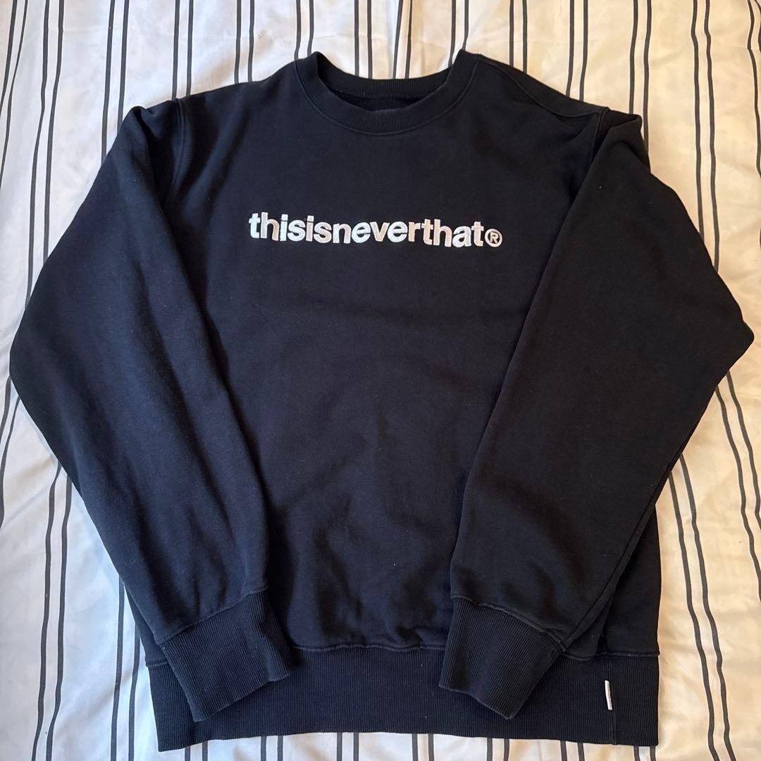 thisisneverthat ブラック スウェット M - メルカリ