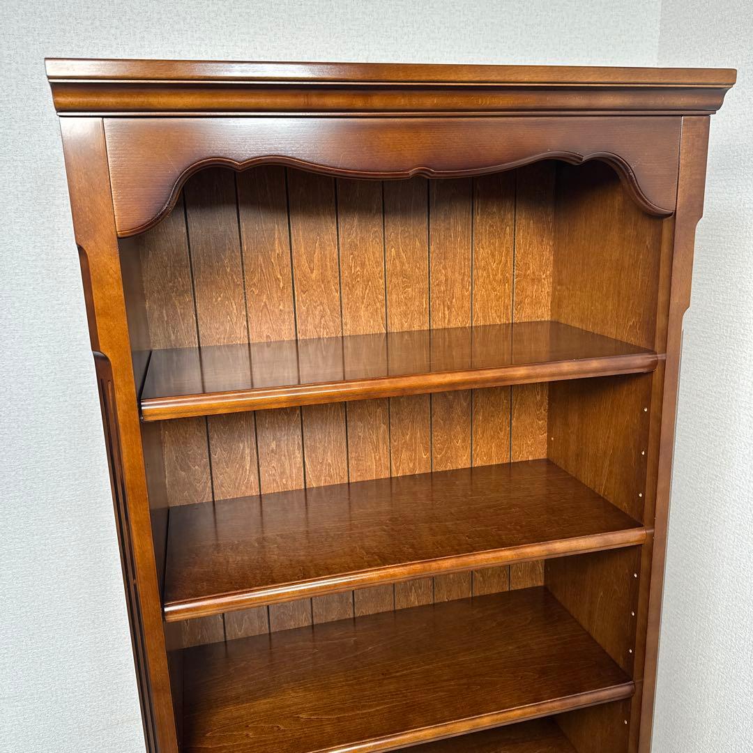 カリモク コロニアル 本棚 書棚 ブックシェルフ オープンシェルフ i1-2