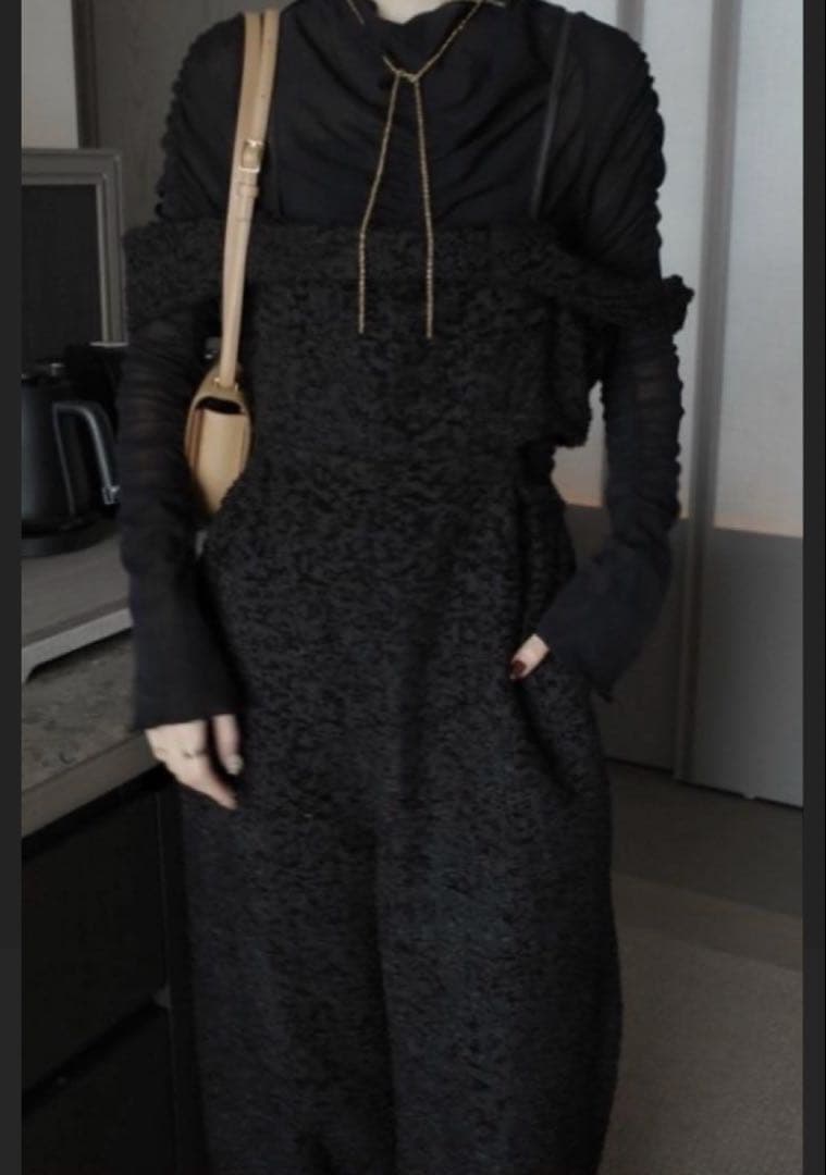 Eaphi drop shoulder rompers 定価17,000円