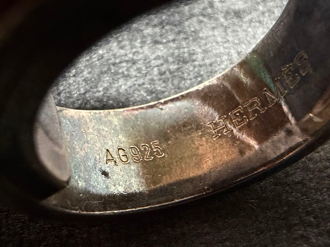 KK/10.12/25 HERMES 指輪　ケリーリング　シルバー #49