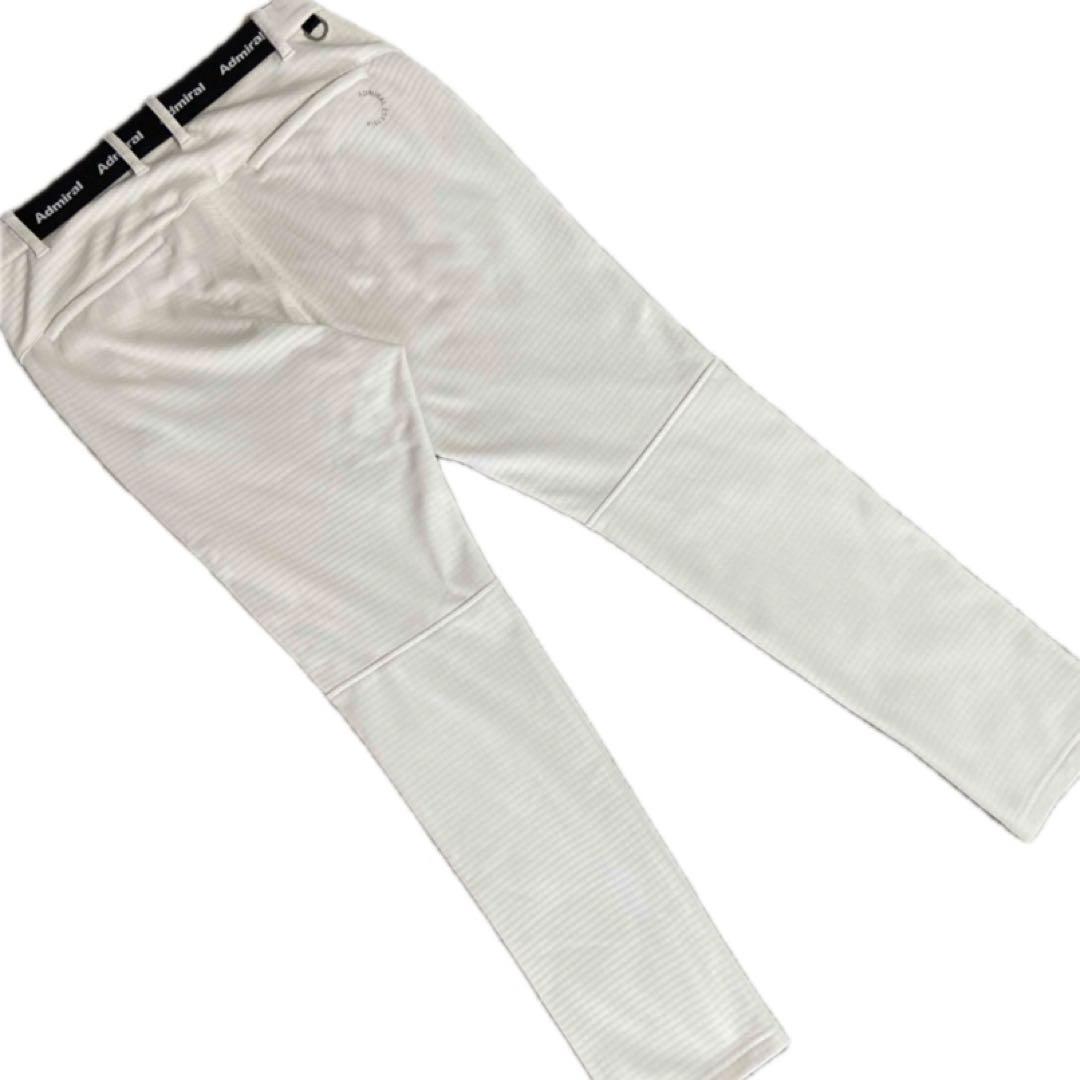 Admiral アドミラル ゴルフパンツ ストレッチ ホワイト L - メルカリ