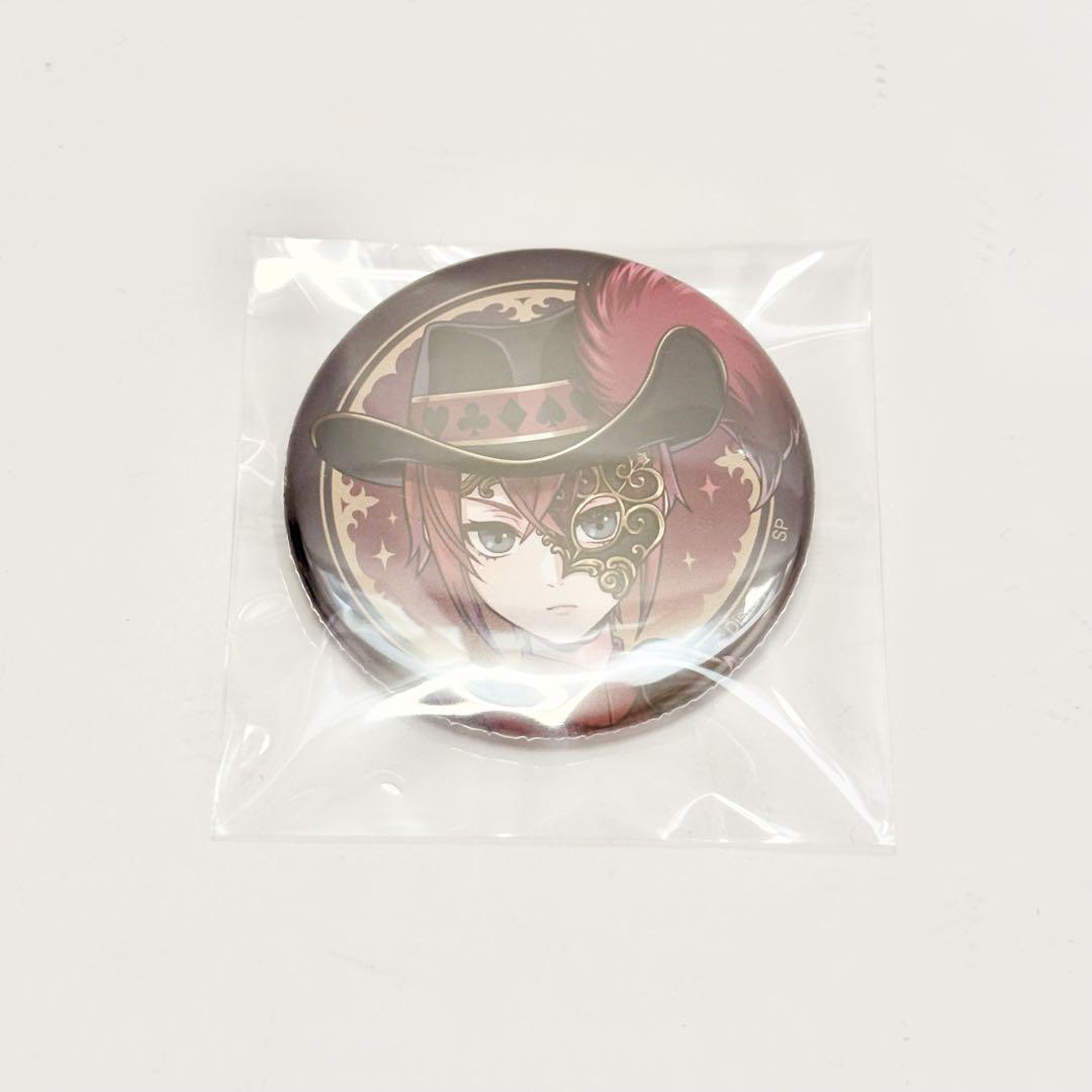 ツイステ リドル・ローズハート グロリアス・マスカレード 缶バッジ