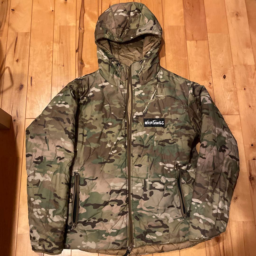 ワイルドシングス　プリマロフト　マルチカム　USA製　サイズM WILD THINGS WT TACTICAL MULTICAM LOW LOFT JACKET マルチカムロー