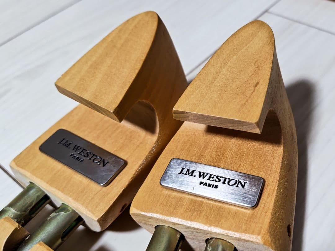 希少 J.M.WESTON 純正シューツリー 041 サイズ6 金属プレート