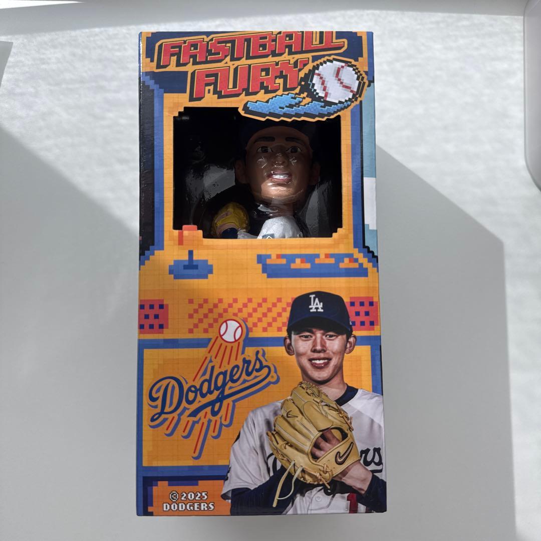 ドジャース　佐々木朗希　ボブルヘッド ドジャース 佐々木朗希 EXCLUSIVE 8インチ WELCOME ボブルヘッド （約