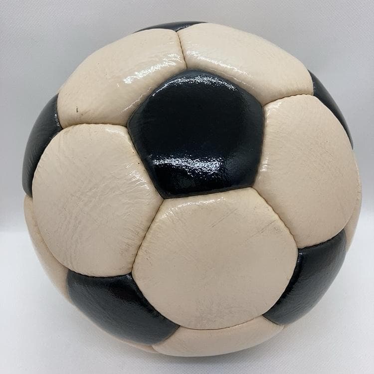 80's 本革手縫い サッカーボール PEACOCK ヴィンテージ 昭和レトロ