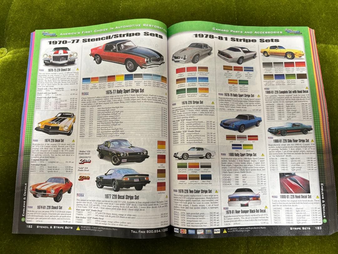 シボレー カマロ 1967-2002年 カタログ ベビカマ サメカマ z28 - メルカリ