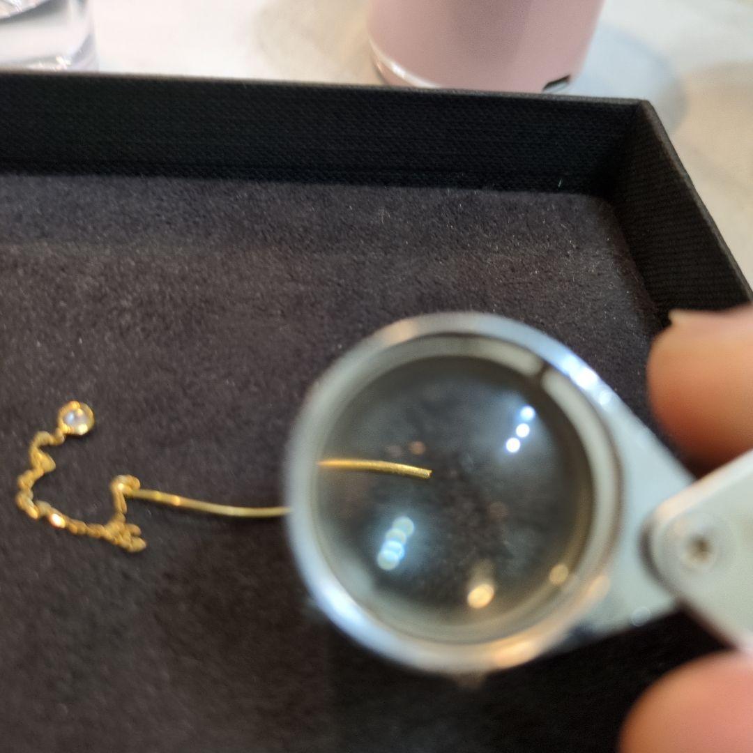 k18YG 0.1ct✕2ダイヤモンドアメリカンピアス【最終お値段】