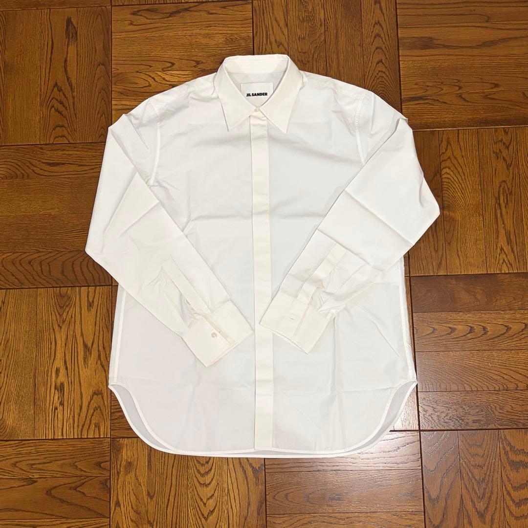 JIL SANDER ホワイトシャツ サイズ40 Jil Sander ジップアップ シャツ | ホワイト | FARFETCH JP