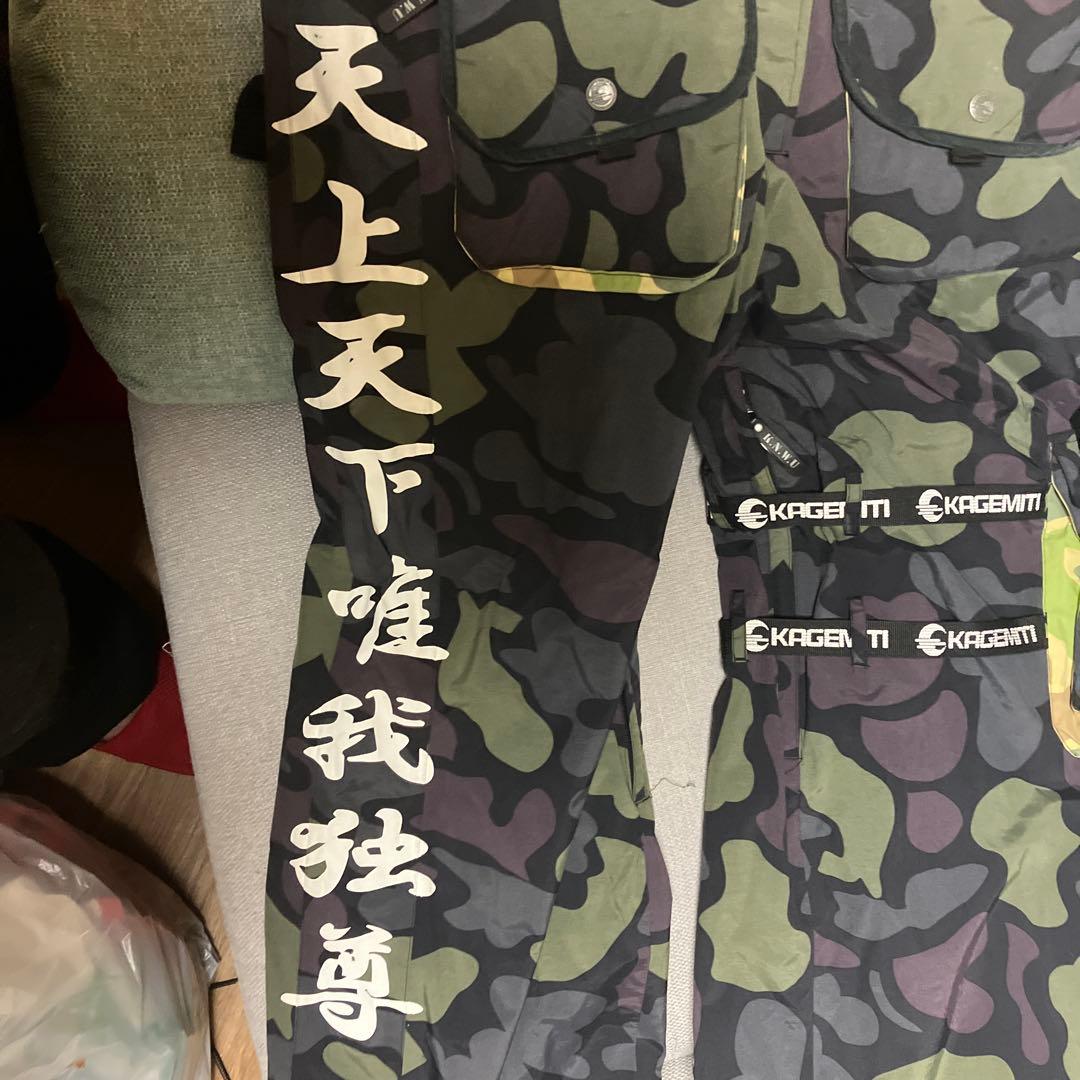 激レア極道神風蹴 ヤクザカミカゼキック スノボウェア影道。第八九三