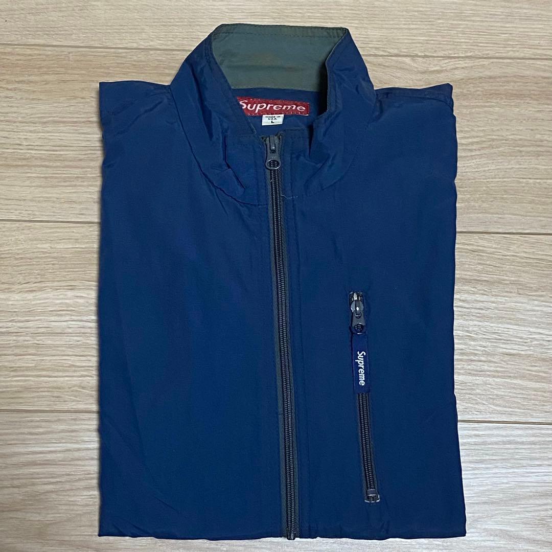 90s Supreme ナイロンジャケット シュプリーム USA製 L ブルー - メルカリ