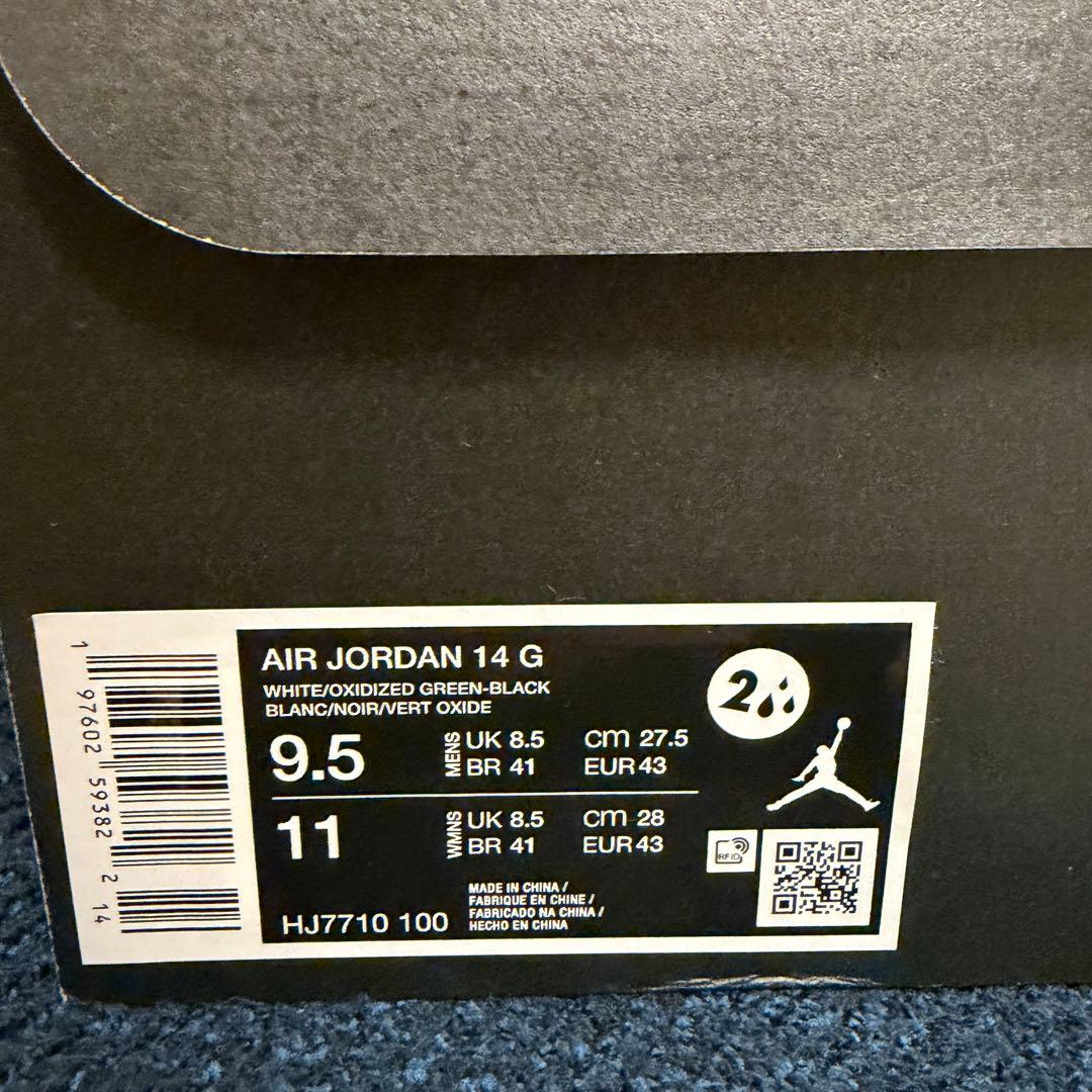 シューズ(男性用) Nike air Jordan 14 golf 27.5cm