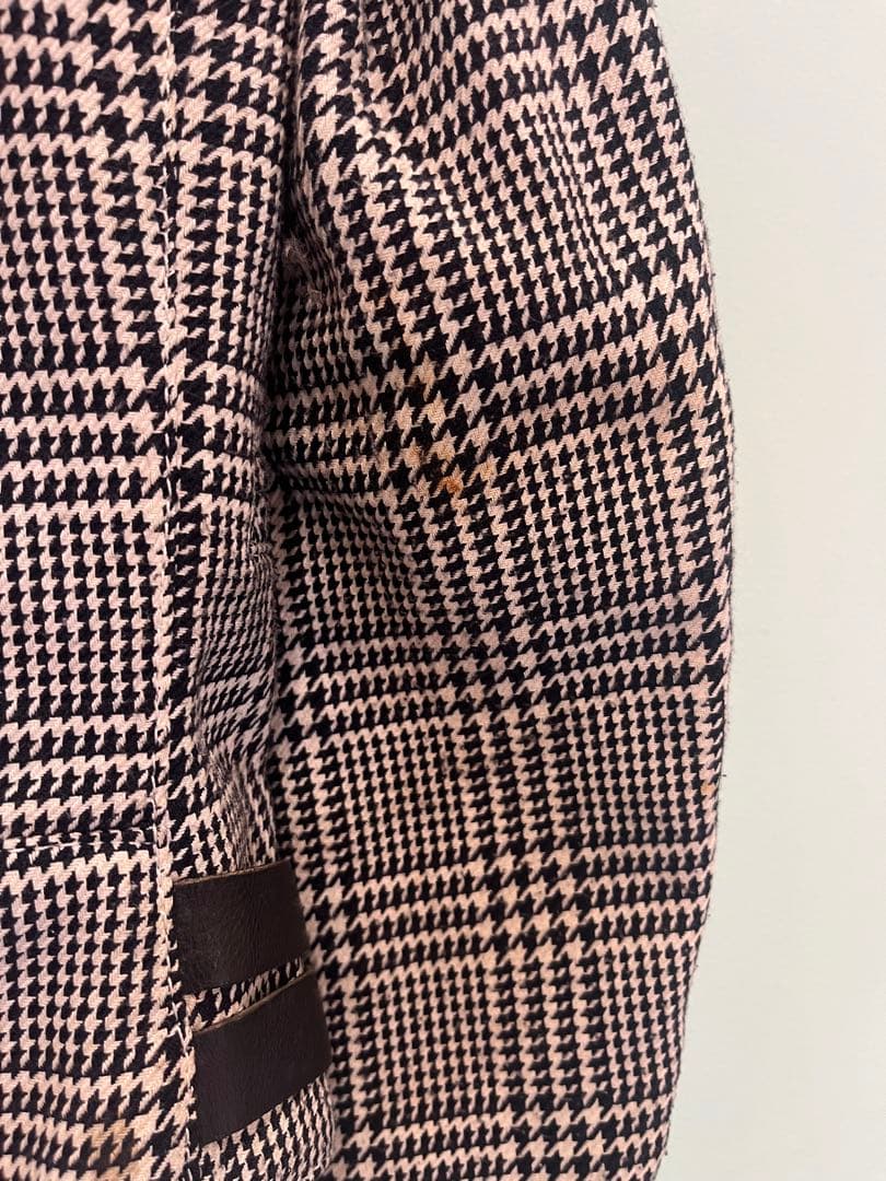 ジュンヤワタナベ マン ピンク コムデギャルソン × ルイスレザー