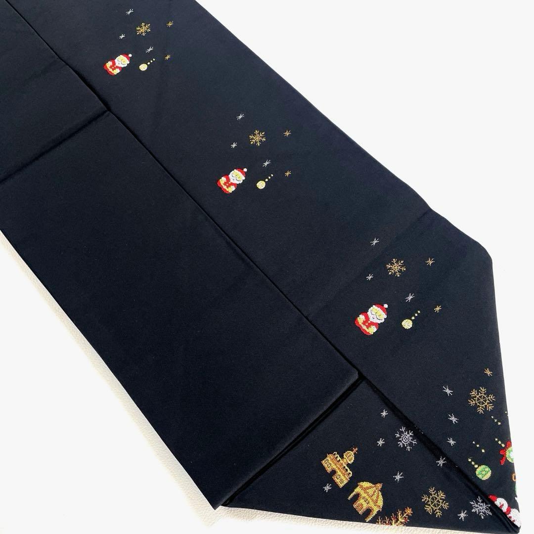 専用帯4735 ○大光株式会社謹製 名古屋仕立て 名古屋帯サンタクロース