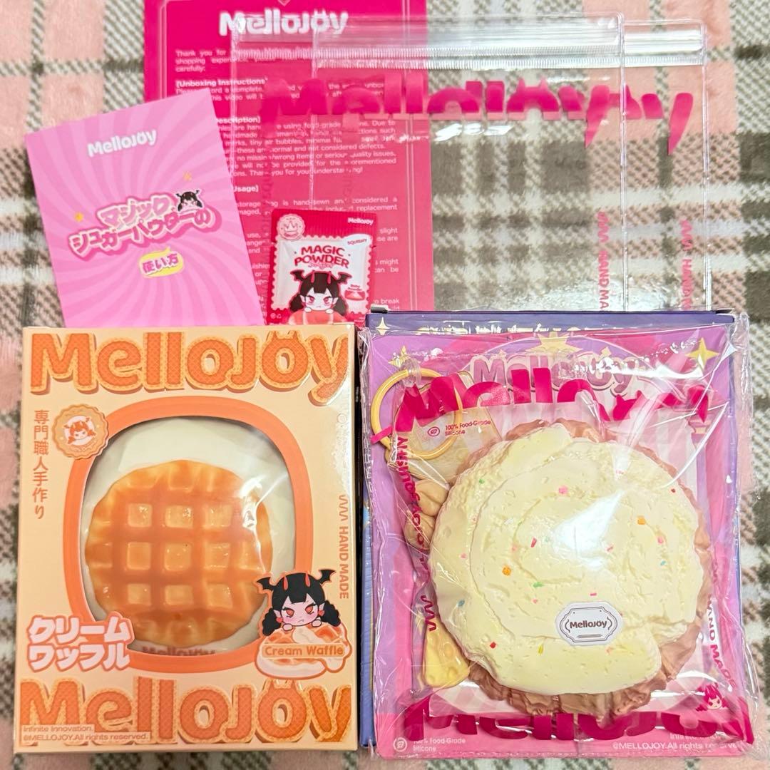 新品未使用 Mellojoy クリームワッフル チーズ豆乳 2点セット - メルカリ