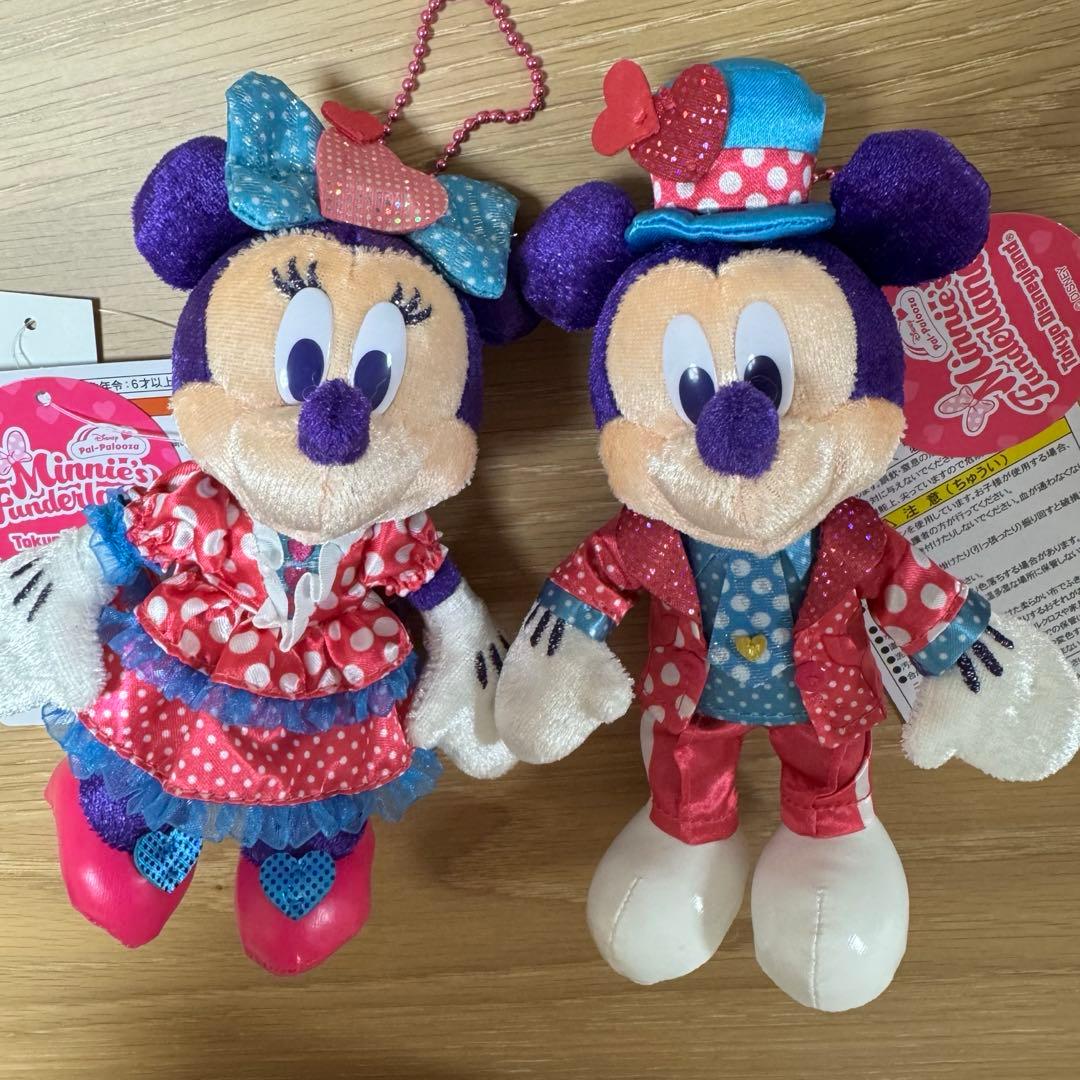 ミニパル ぬいぐるみバッジ ミッキー ミニー - メルカリ