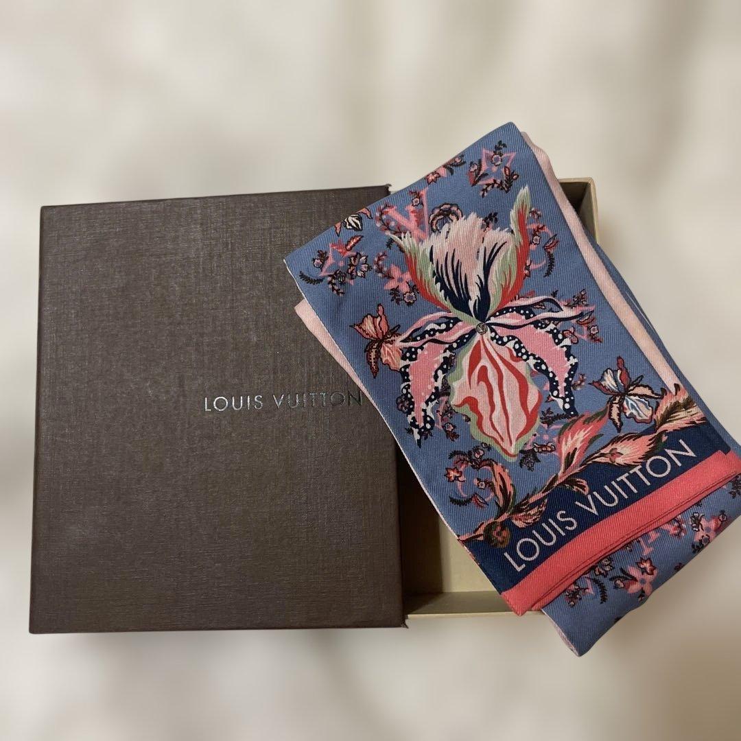 【レア・美品】LOUIS VUITTON バンドー LOUIS VUITTON（ルイ・ヴィトン） バンドー マイLVタグ スカーフ