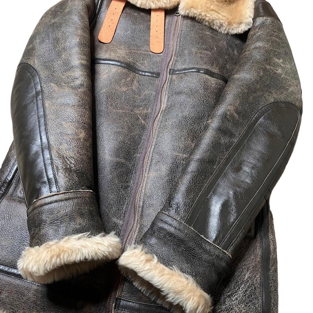 8010 GEKKO☆M位 46 B-3 ムートンジャケット ロング丈 - メルカリ