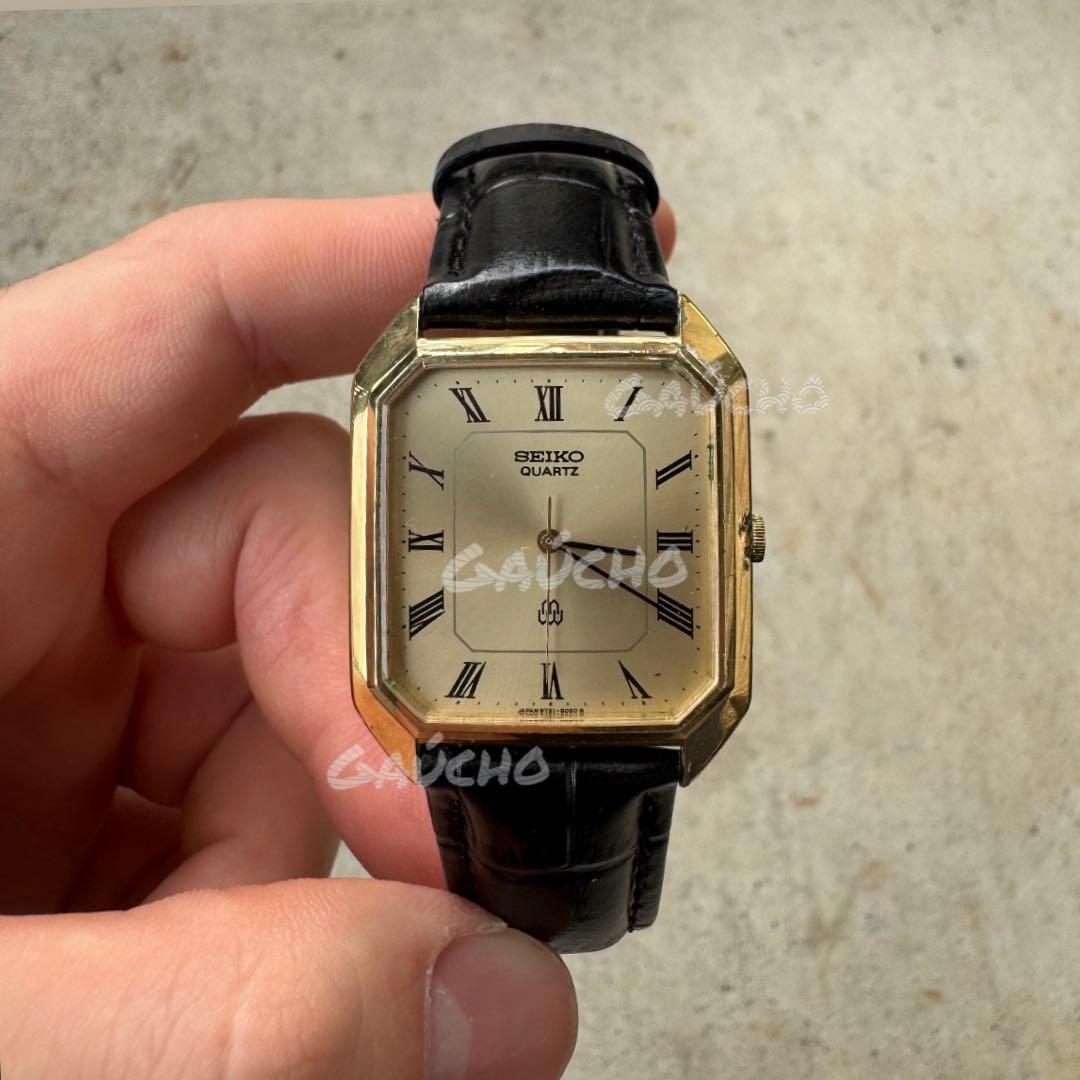 新品電池】SEIKOレクタンギュラー スクエア ヴィンテージ tank 美品