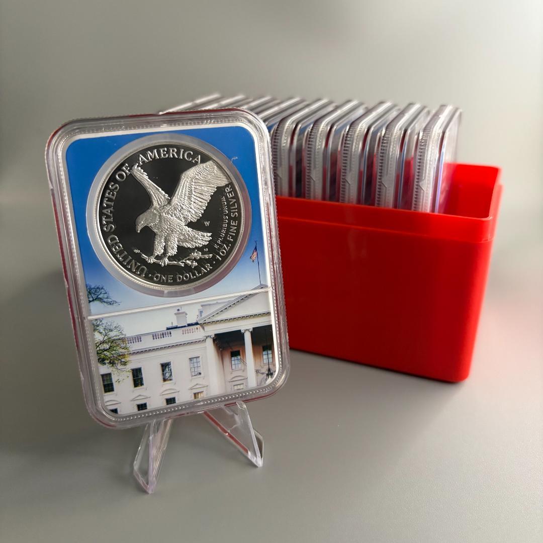 10枚セット 2022 W シルバー イーグル NGC PF70 トランプ大統領 - メルカリ