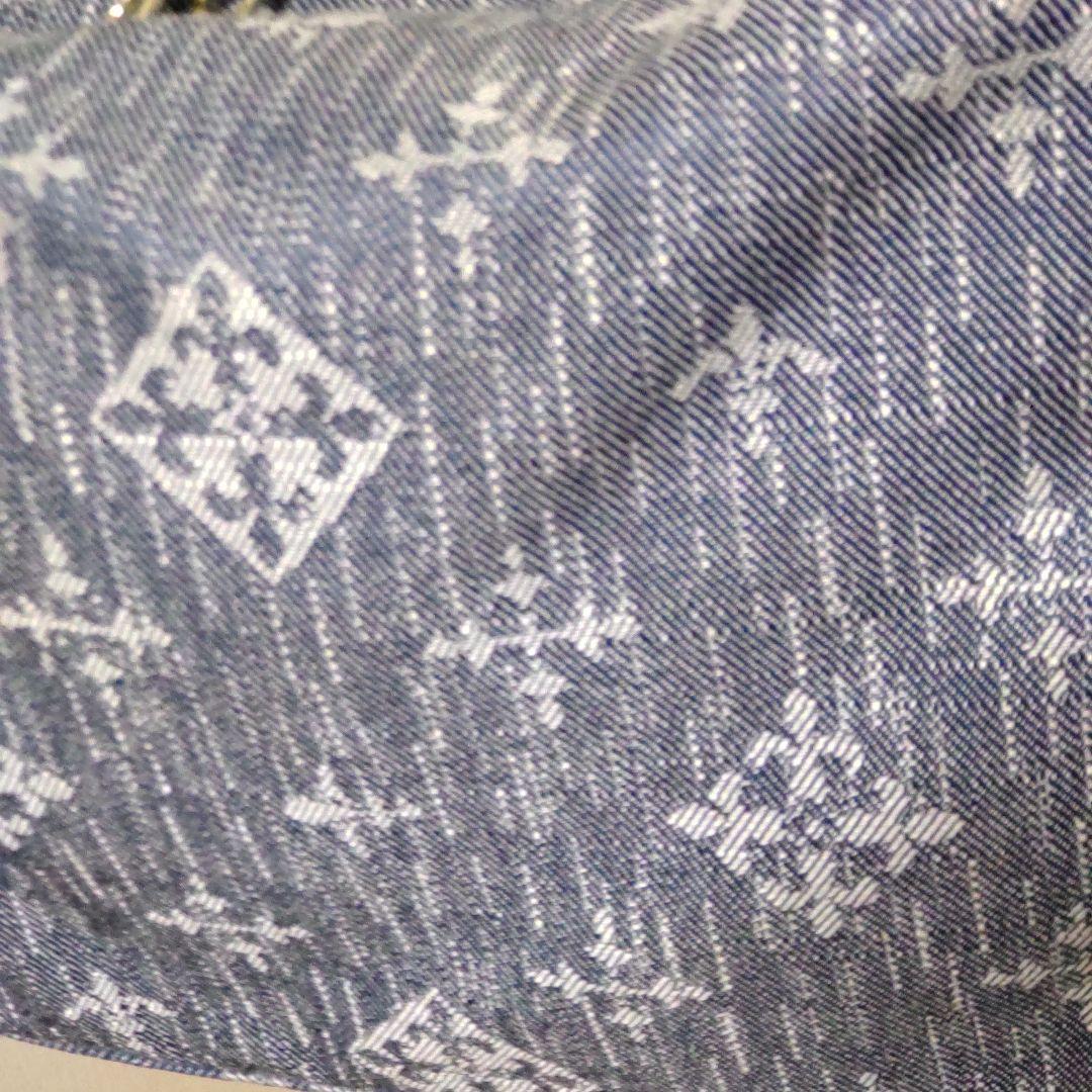 新品未使用 russet ラシットWEB限定 スリングバッグ デニムジャガード