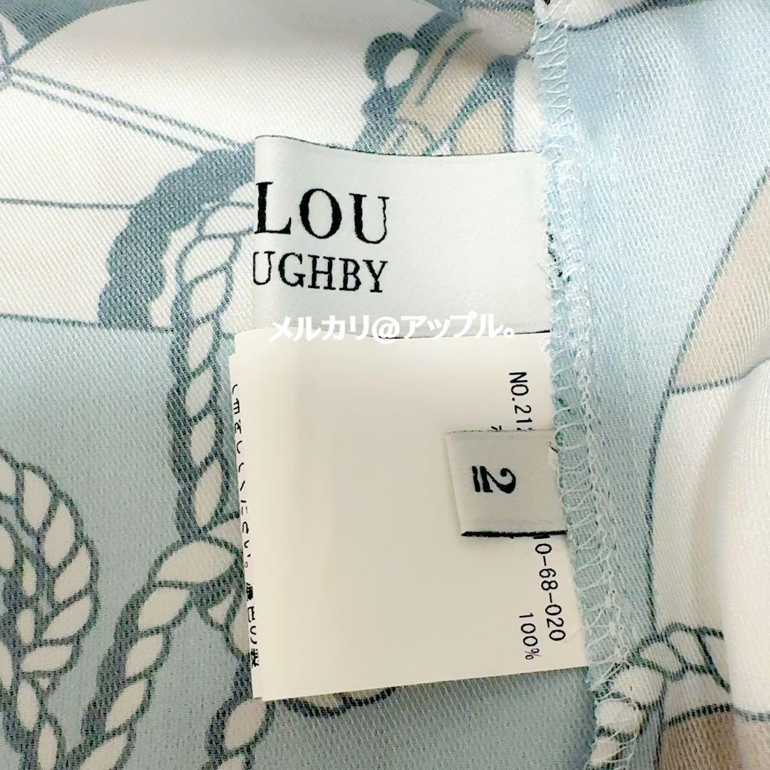 新品タグ有☆最終値下げ☆ルルウィルビー マリーナプリント ブラウス