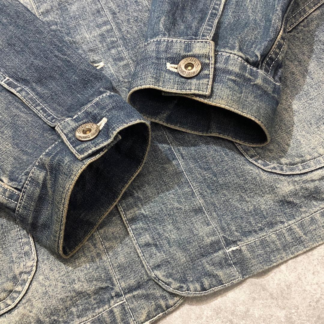 FUCT SSDD デニム カバーオール M ファクト 刺繍 インディゴ - メルカリ