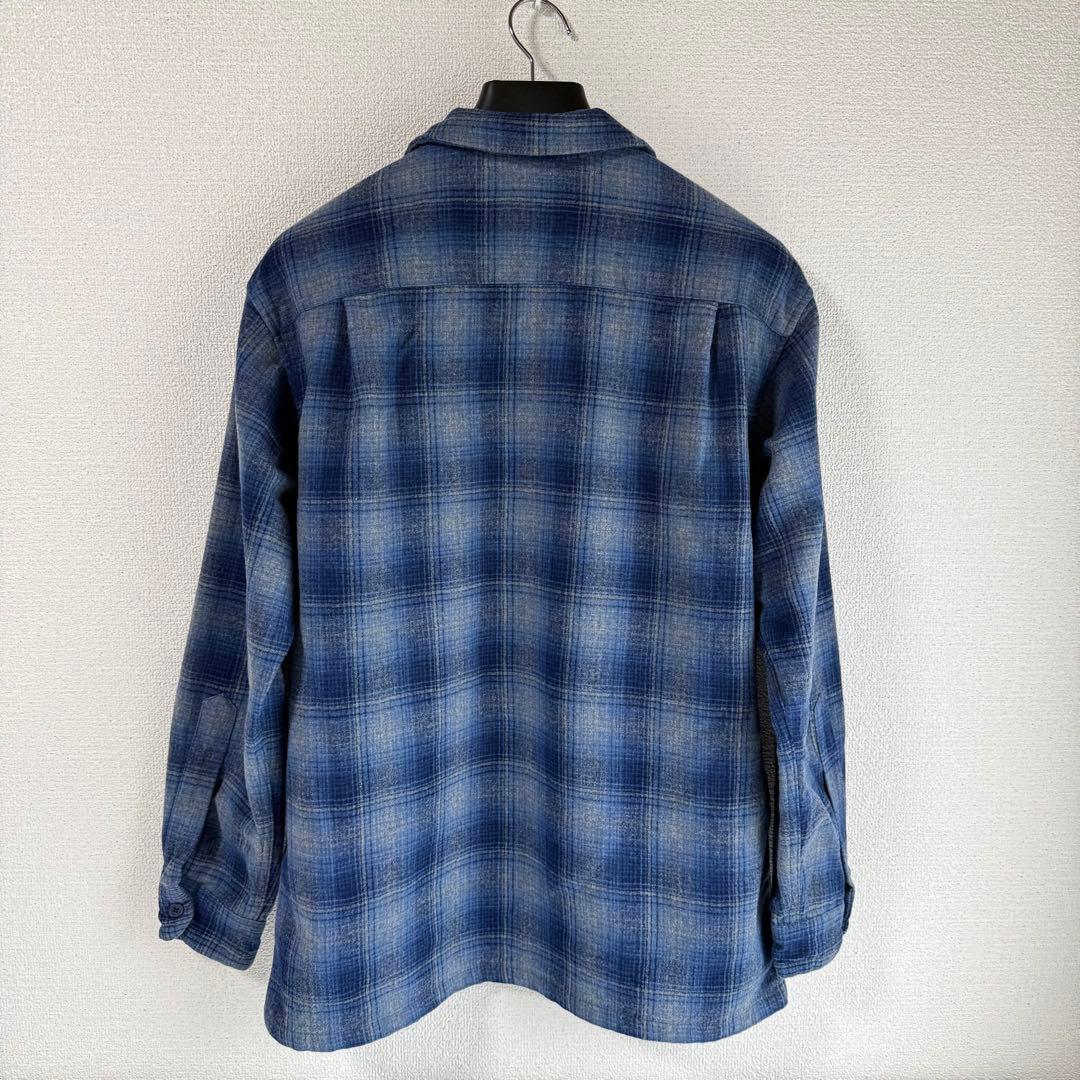 90s PENDLETON オンブレチェック ボードシャツ ウールシャツ M - メルカリ