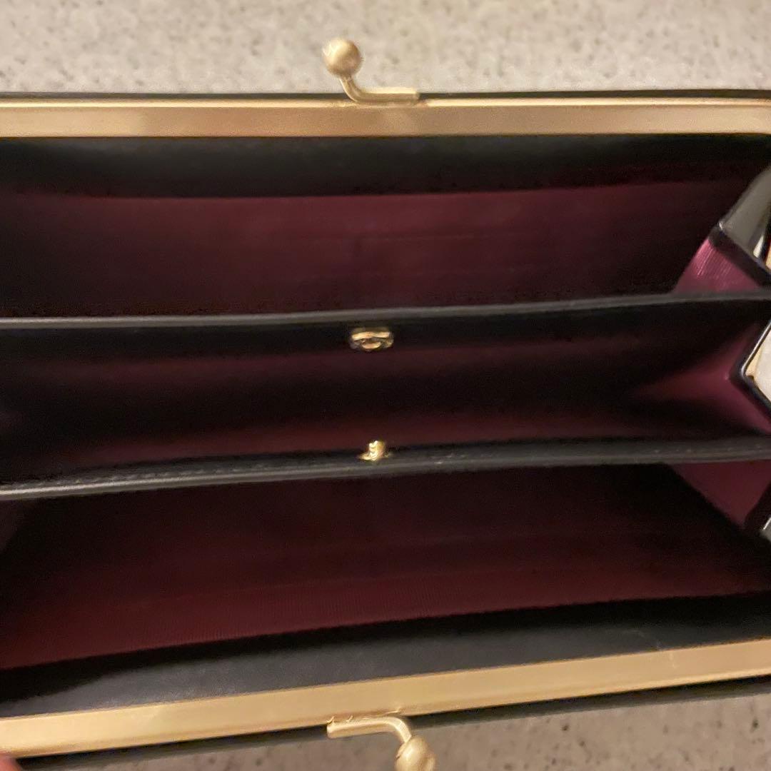 新品　アニエスベー ガラスレザーロングウォレット \"Gloria\"