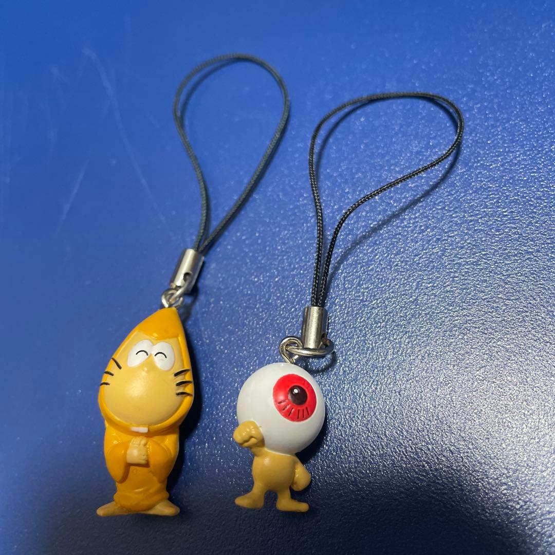 ゲゲゲの鬼太郎 フィギュア ストラップ2個 - メルカリ