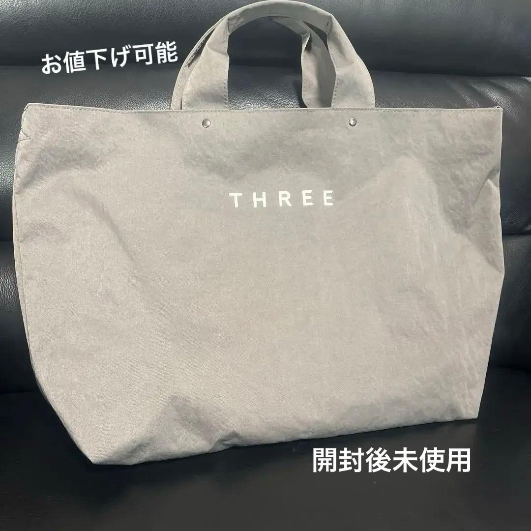 オンライン ショッピングファッション - THREE グレー トートバッグ