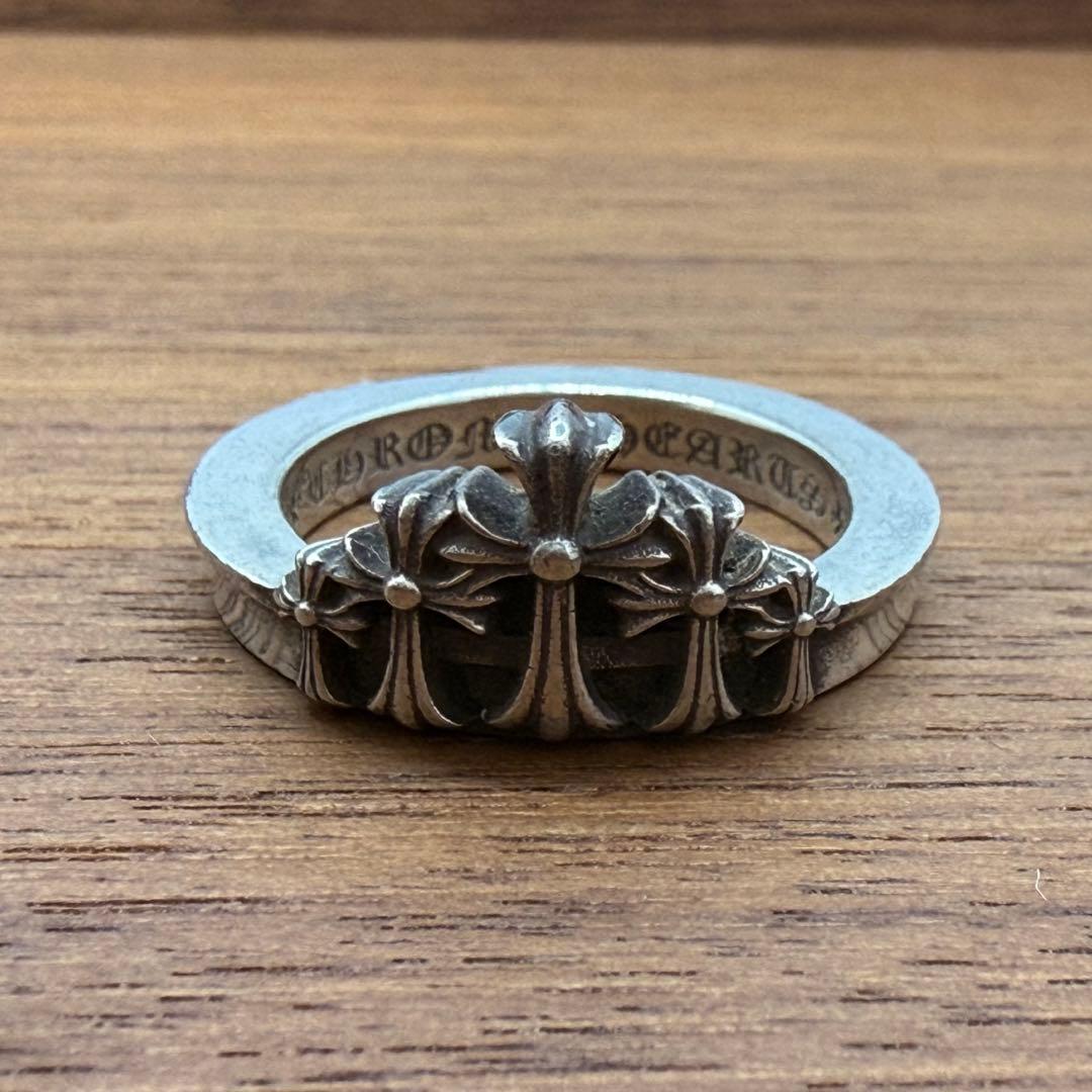クロムハーツ　クラウンCHクロスリング　18号 CHROME HEARTS Cemetery Cross Ring Size 18号 クロムハーツ