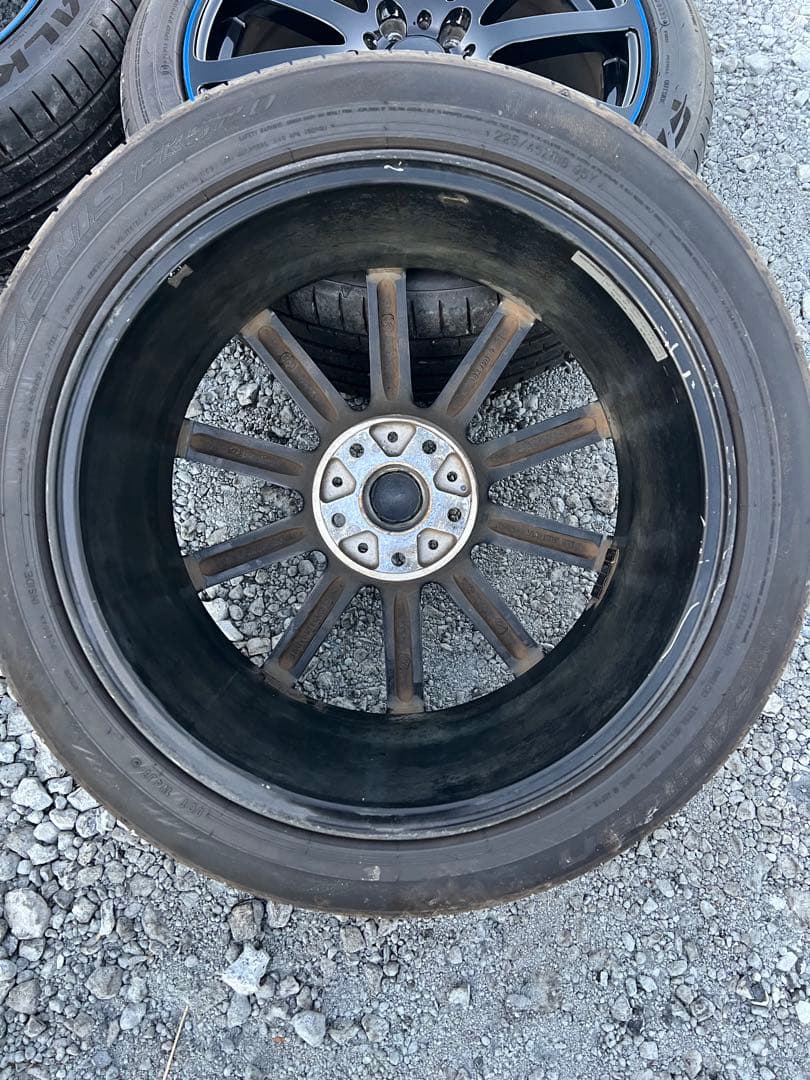 無限NR 18インチ 7.5J＋55 5穴 PCD114.3 225/45R18